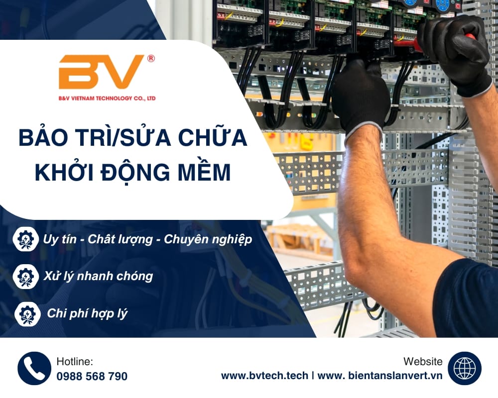 Bảo trì sửa chữa thay thế khởi động mềm Danfoss