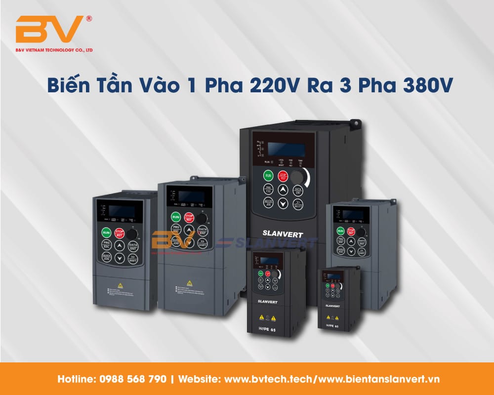Biến Tần 1 Pha 220V Ra 3 Pha 380V