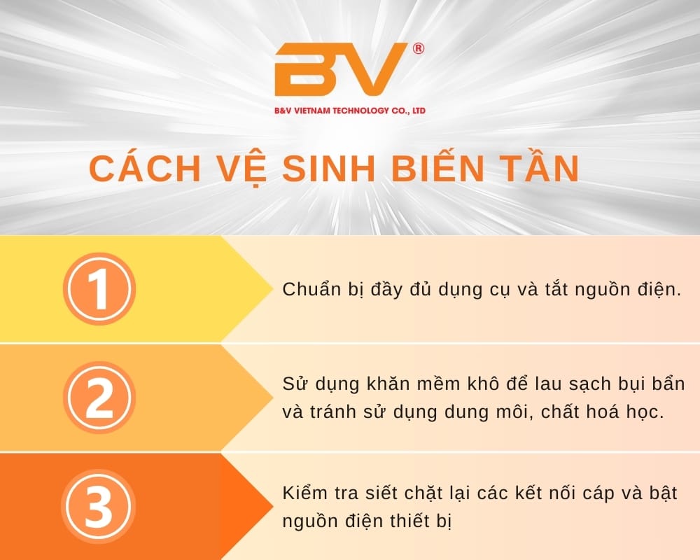 Hướng Dẫn Vệ Sinh Và Bảo Dưỡng Biến Tần Đúng Cách   