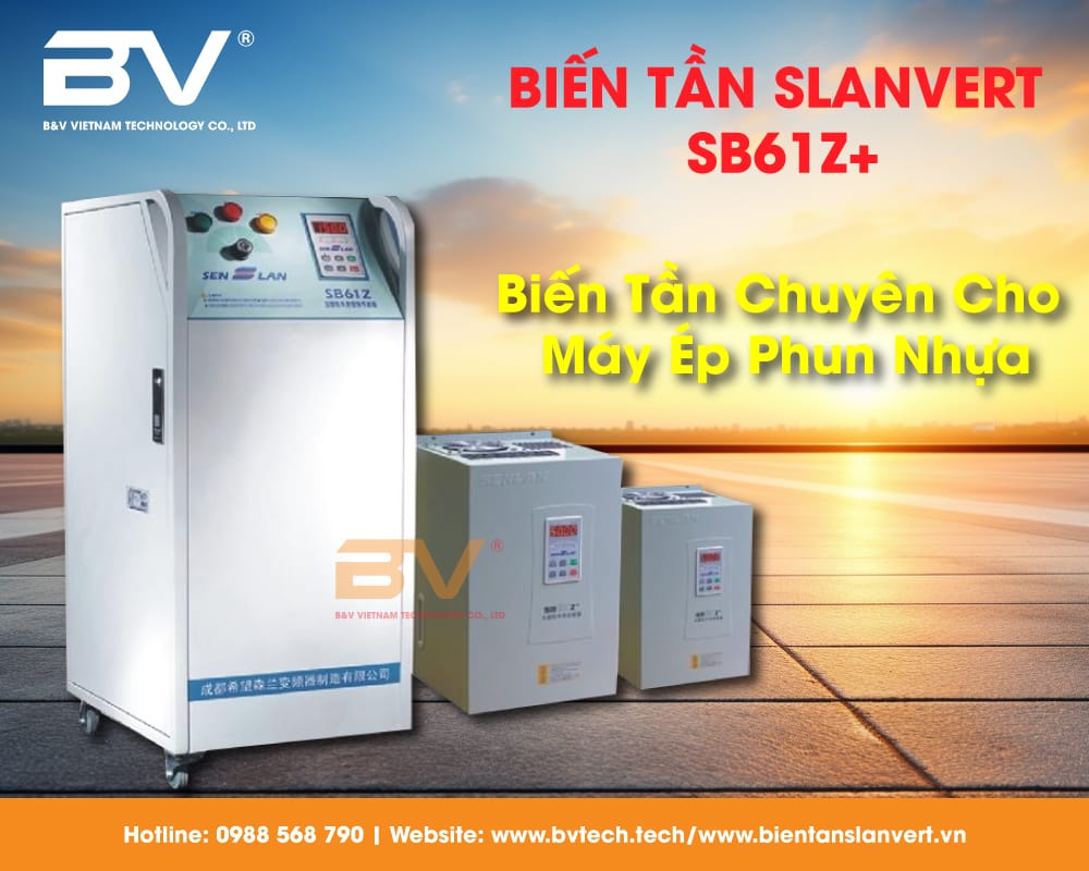 Slanvert SB61Z+ Biến Tần Chuyên Dụng Cho Máy Ép Nhựa